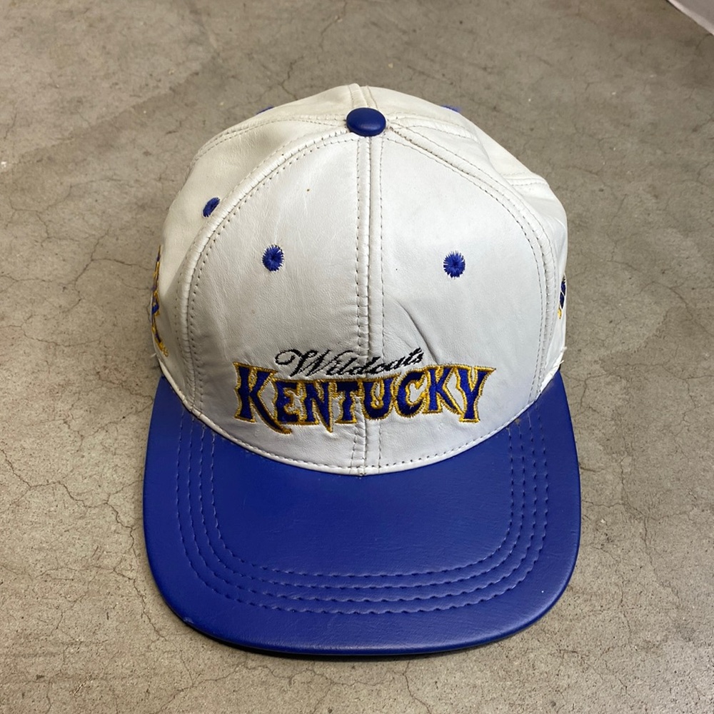 Vintage Kentucky Wildcats Leather Hat By Modern Hat.